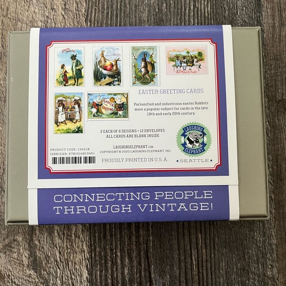 Last set* Lot of 3 Laughing Elephant Vintage Easter, Bunny...